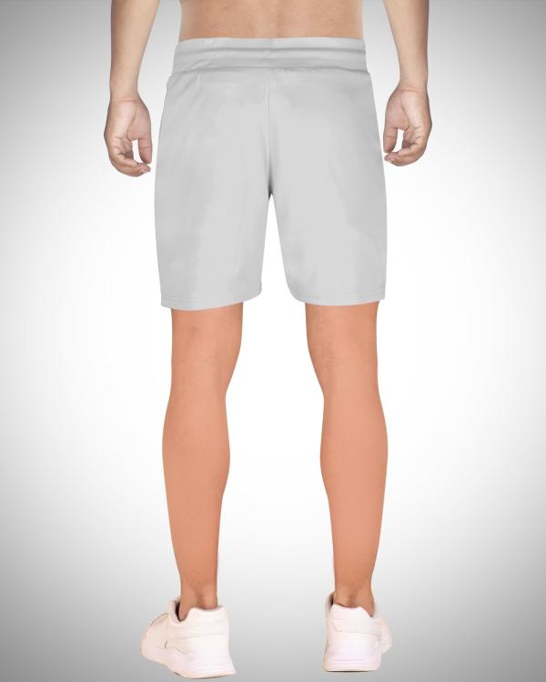 Yazole Men Grey Solid Lycra Blend Sports Short M JioMart