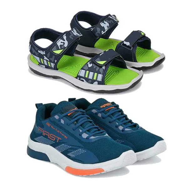 Swiggy Lightweight Sandals For Men's (Pack Of 2) Multicolour JioMart