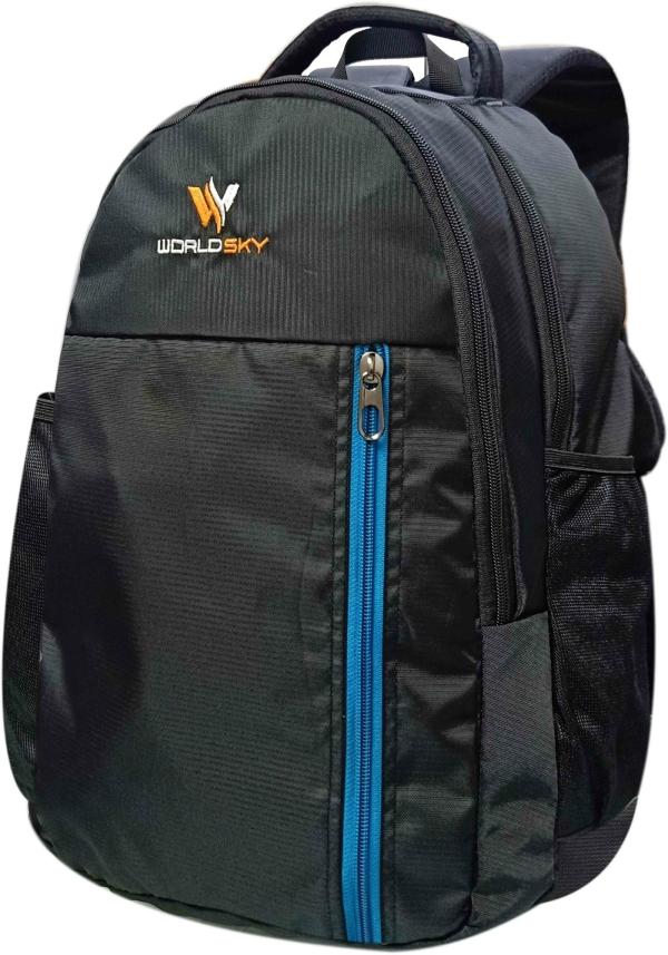 WORLDSKY Men's BagPacks 25 L Backpack (Black) JioMart