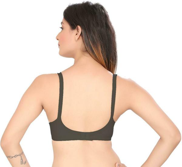 Swangiya Women black Padded maternity Hosiery Bra Pack Of 1Bras