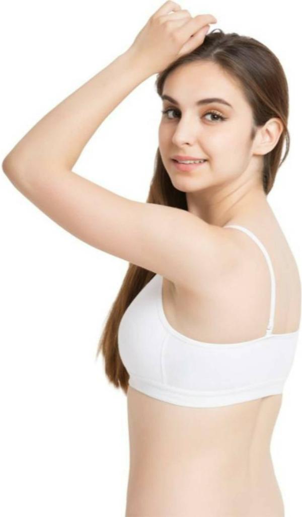 Apraa & Parma Women White Cotton Blend Pack Of 4 Cami Bra JioMart