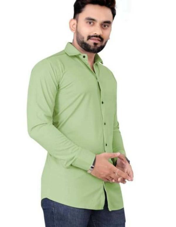 BHIZY GREEN LYCRA FORMAL SHIRT JioMart