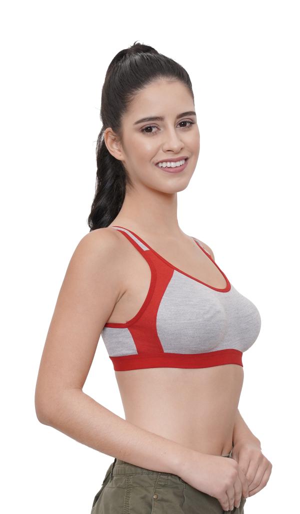 FEMULA Anju Sports & Gym Bra, The First Bra for Beginners & Young Girls
