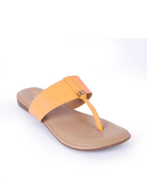 Joytouch Women Flat Sandals (Yellow) JioMart