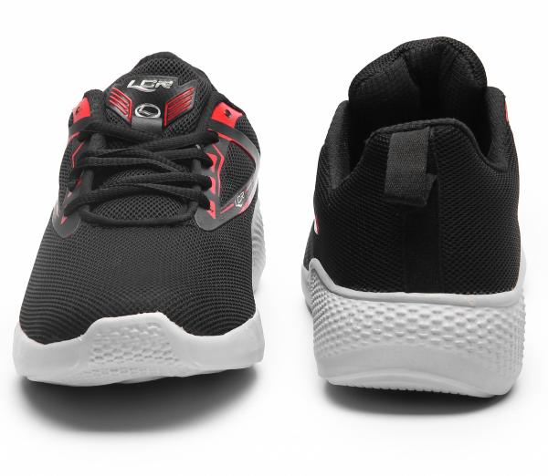 Lancer Men Running Shoes (Black and Red) JioMart