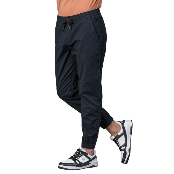 Red Tape Black Solid Cotton Spandex Men's Jogger JioMart