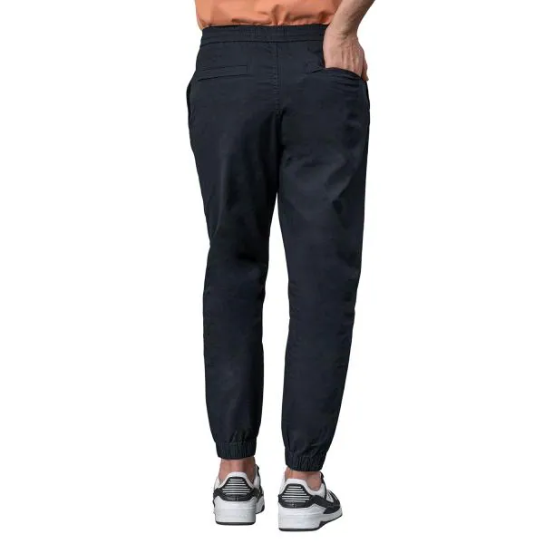 Red Tape Black Solid Cotton Spandex Men's Jogger JioMart