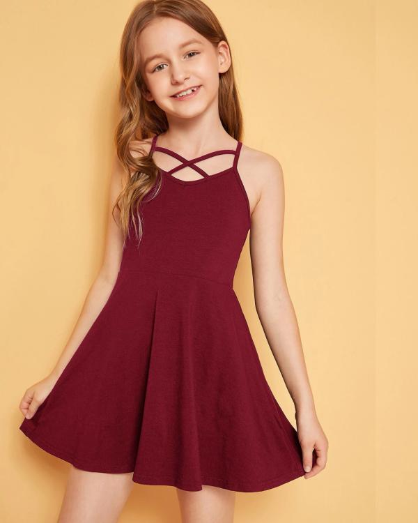 ADDYVERO Girls Above Knee Party Dress JioMart