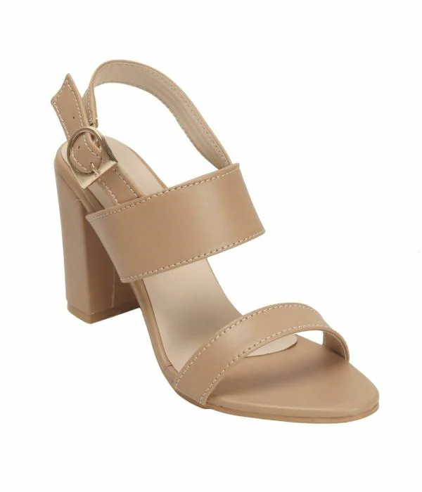 Rimboll Beige Heel Sandals for Women JioMart
