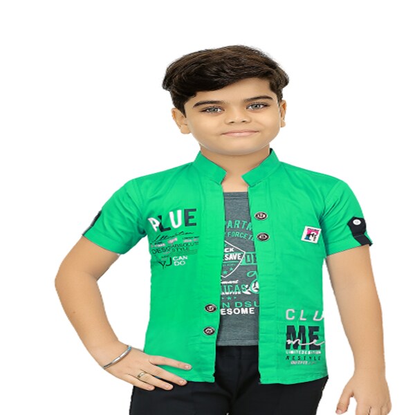 FOREVER YOUNG BOYS JACKET WITH ATTACHED TSHIRT JioMart