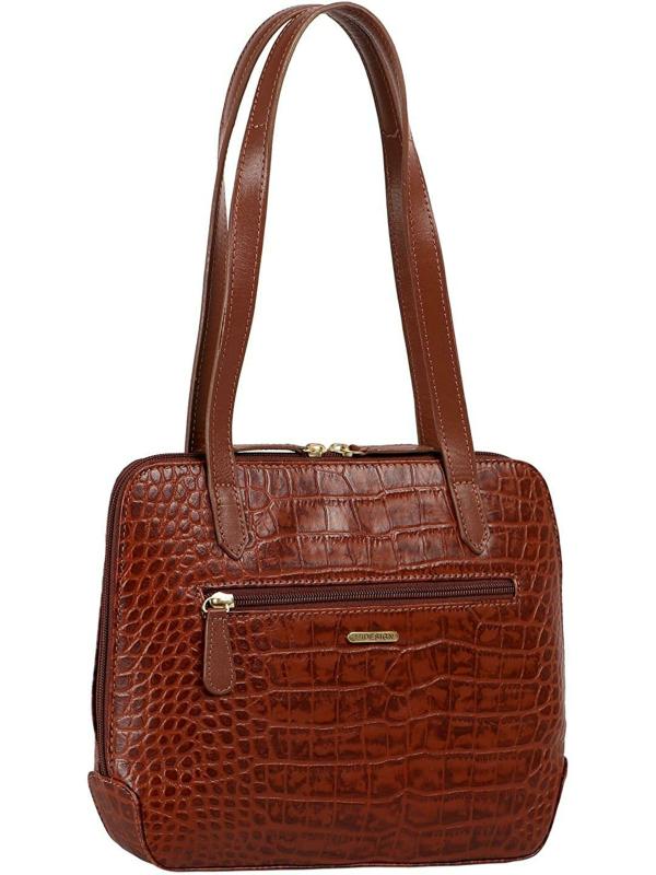 Hidesign Women Brown Genuine Leather Shoulder Bag JioMart