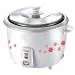 Prestige 2.8 Litre, 1000 Watt, Rice Cooker, Cool Touch Handles, Keep Warm Mode, Double Pot, Stainless Steel Lid, White Floral Design