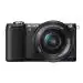 Sony ILCE-5000L/B Mirrorless Camera with 16-50mm Lens Kit