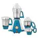 Preethi Aries 750 Watts 4 Jars Mixer Grinder, Safety Indicator and 3D Cooling, Blue and Silver