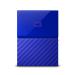 Western Digital 2 TB My Passport External Portable Hard Disk Drive (HDD), USB 3.0, Blue, WDBS4B0020BBL-WESN