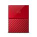 Western Digital 1 TB My Passport External Portable Hard Disk Drive (HDD), USB 3.0, Red, WDBYNN0010BRD