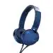 Sony MDR-XB550AP Wired Headphone with Mic & Extra Bass, Blue