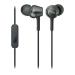Sony MDR-EX255AP Wired Earphone with Inline Remote and Mic for Hands-free Calls, Black