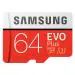 Samsung EVO Plus 64 GB microSDXC Memory Card with Adapter