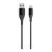 Belkin F8J207BT04-BLK MFi Certified Kevlar USB to Lightning Cable, Black