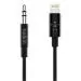 Belkin AV10172BT06-BLK 1.82 m MFI-Certified 3.5 mm Audio Cable With Lightning Connector, Black