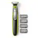 Philips QP2532/20 OneBlade Hybrid Trimmer and Shaver with 4 Trimming Combs (Lime Green) 