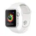 Apple Watch Series 3 GPS - 38 mm Space Grey Aluminium Case with White Sport Band