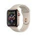 Apple Watch Series 4 GPS + Cellular - 44 mm Gold Stainless Steel Case with Stone Sport Band