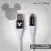 Reconnect Disney Mickey Mouse Reversible Cable, Double sided connectivity, Charge & Sync, Premium Flat cable design, 1m long - DCB102 MY