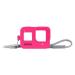 GoPro Camera Sleeve with Lanyard for Hero 8, Electric Pink AJSST-007