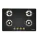 Faber Maxus HT784 CRS BR CI AI Cooktop Hob with 4 Brass Burners, Auto Ignition