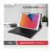 Neopack Smart Folio Case for iPad 25.90 cm (10.2 inch) with Removable Wireless Keyboard, Black 7PAD5