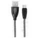 Reconnect RATCB1003 USB-C Braided Cable (Black)