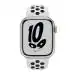 Apple Watch Series 7 Cellular - 41 mm Starlight Aluminum Case with Platinium Black Nike Sport Band