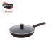 Nirlep Selec+ Non Stick Fry Pan with Lid, JFP26GLN, 3 mm, 2 Litres