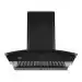 Kaff ROVER DHC 60 Kitchen Hood with 3 Speed Touch Control, Black