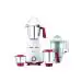 Bajaj GX 4701 800 Watts Mixer Grinder with 4 Jars (White & Red)