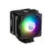 Cooler Master MasterAir MA612 Stealth ARGB CPU Air Cooler, 6 Heat Pipes with Nickel Plated Base
