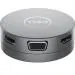 Dell DA310 Compact 7-in-1 USB-C Mobile Adapter and Dock offers Video, Network, Data Connectivity and 90W power delivery through laptop