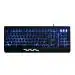 Redgear Blaze Semi-Mechanical wired Gaming keyboard with 3 colour backlit, full aluminium body and Windows key lock for PC (Black)