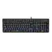 Redgear Shadow Amulet Gaming Keyboard with Clicky Blue Switch, Rainbow LED Modes, Windows Keylock and Floating Keycaps