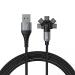 Boat Micro Axis Tangle Free 1.5 m Micro USB Cable, Mercurial Black