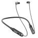 Gizmore Giz MN223 Bluetooth Wireless Neckband Earphone with Mic, Bass, Dual Pairing, Water & Dust Resistance (Black)