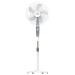 Polycab 400 mm Elanza PP01 Pedestal Fan, White/Grey