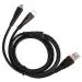Itel ICD-X21 2-in-1 Type-C and Micro-USB Cable, Black