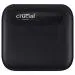 Crucial by Micron X6 500 GB Portable Solid Sate Drive (SSD), Black