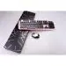 iGear KeyBee Limited Edition Wireless Keyboard and Mouse Combo, Black/Gold