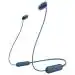 Sony WI-C100 Wirless Neckband Earphone with Up to 25 Hours of Battery Life, hands-free calling, IPX4 rating with Splash and Sweat-Proof, Voice assistant compatible, Blue
