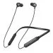 pTron InTunes Classic Bluetooth 5.2 Wireless Neckband Earphones with 24Hrs Playback Time, Hi-Fi Stereo Audio, Deep Bass, Type-C Fast Charging, Voice Assistant, IPX4, In-line Music & Call Controls (Black)