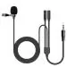 Maono AU-300 Omnidirectional Clip On Lavalier Microphone For Voice Recording, Singing, Meeting, Online Course, YouTube Recording, Guitar, Interview, Vlogging
